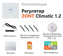 ZONT Climatic 1.2 Погодозависимый автоматический GSM / Wi-Fi регулятор (1 ГВС + 2 прямых/смесительных) с доставкой в Вологду